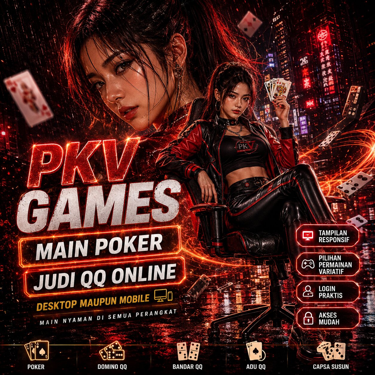 PKV Games: Main Poker Dan Judi QQ Online di Desktop Maupun Mobile